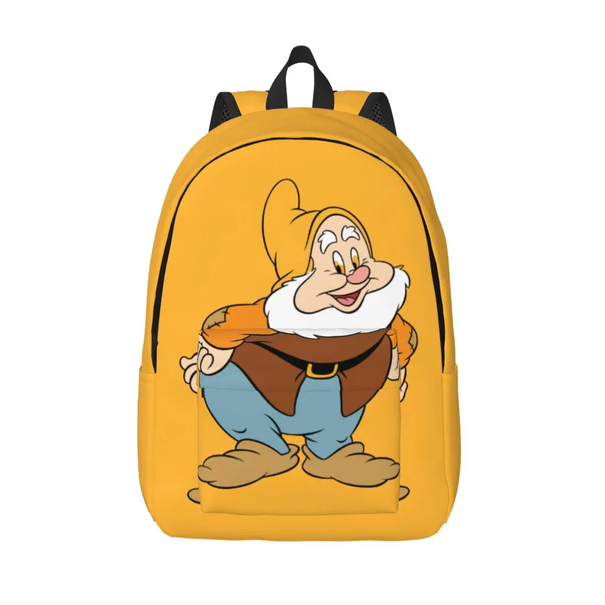 thumbnail image 1 of Custom Snow White And The Seven Dwarfs Canvas Backpacks for Women Men Waterproof College School Cartoon Bag Print Bookbag, 1 of 5