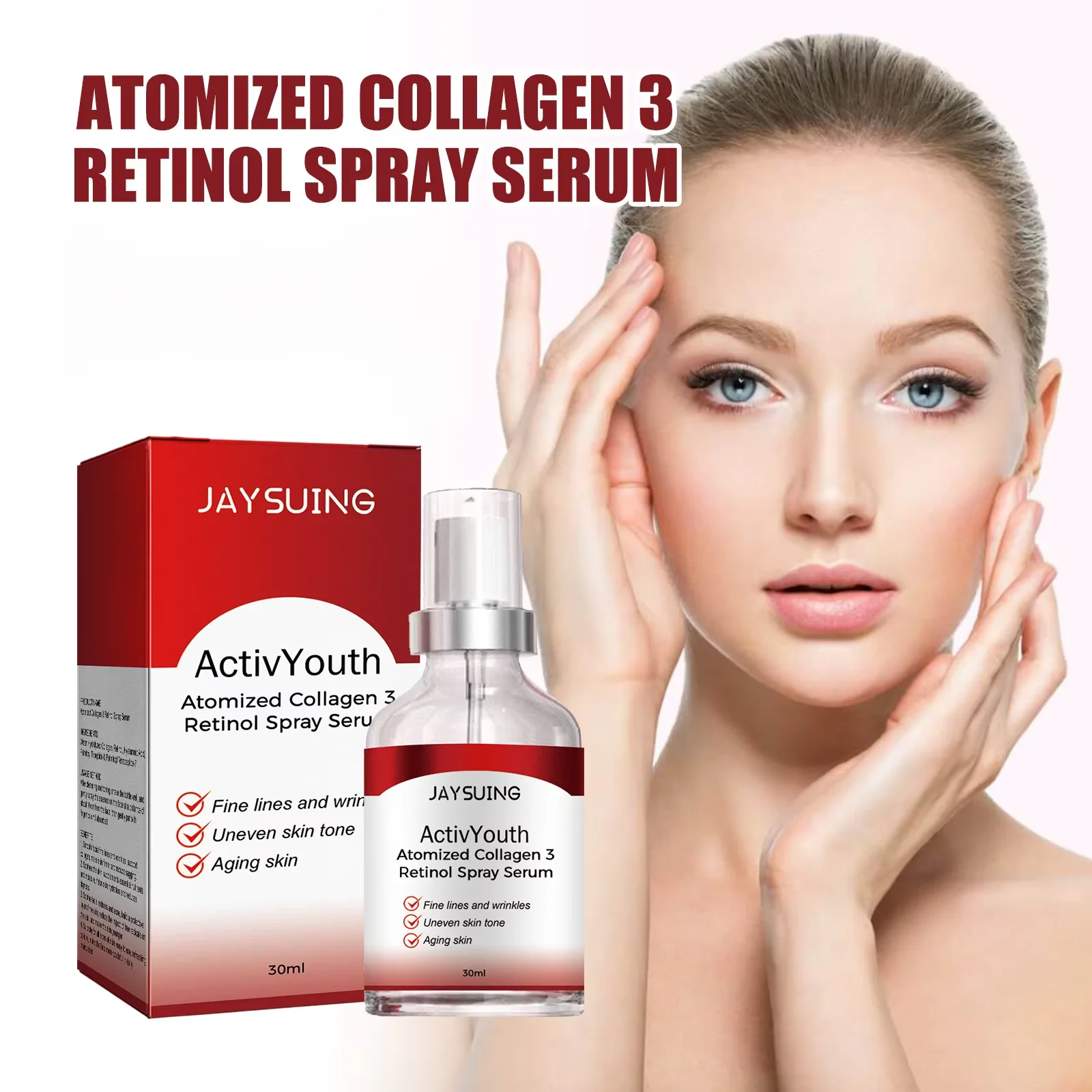 Retinol Essence Collagen Reduces Fine Lines Anti-aging Spray Moisturizes Firm Lifts Tightens Skin Brightens Face Serum Skin Care 2