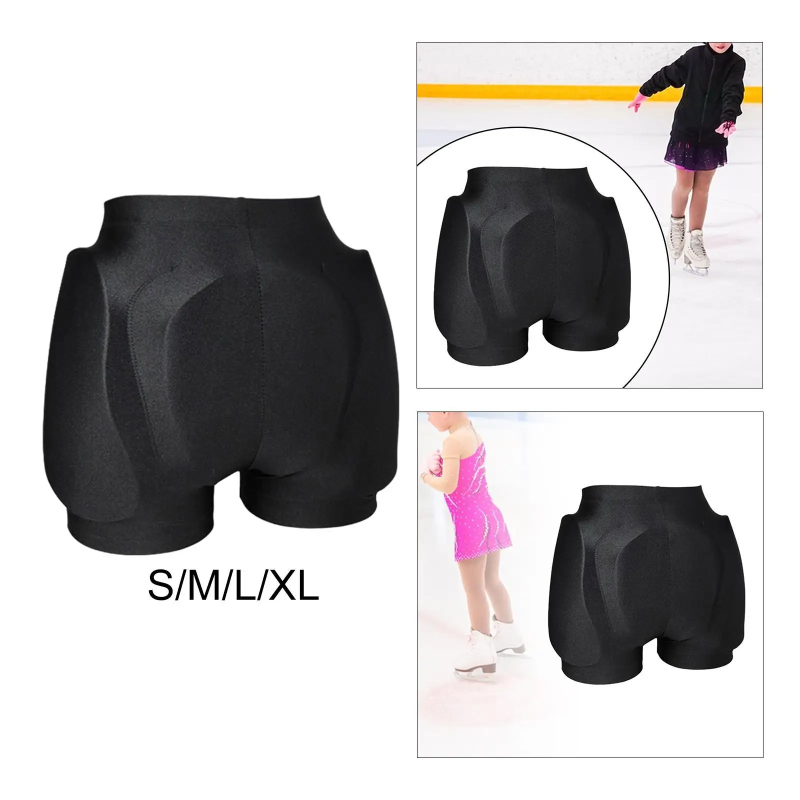 Padded Shorts Versatile Hip Protector for Skateboarding Outdoor Snowboard