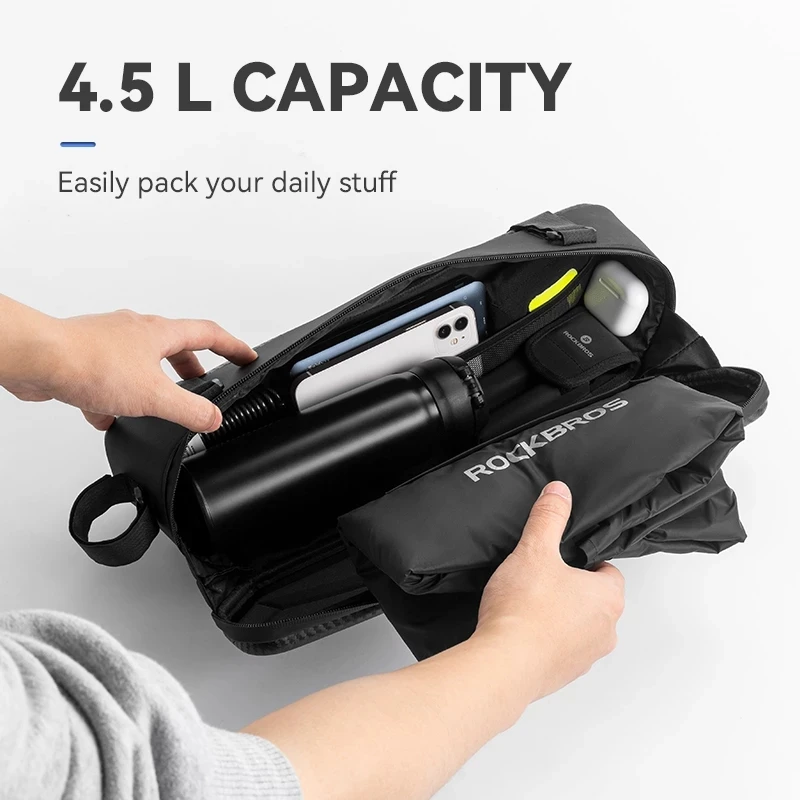 RockbrosハードシェルSUPER73電動自転車バッグmtbロードバイクバッグ