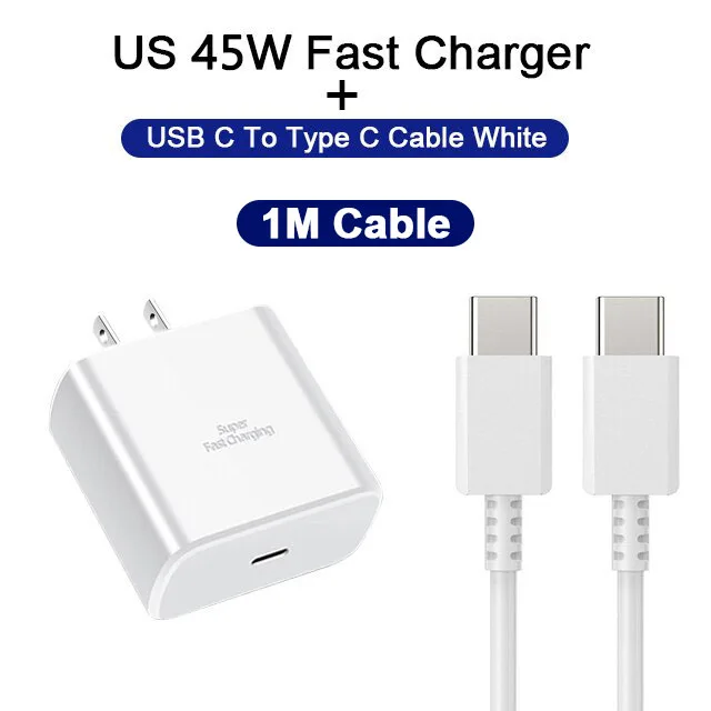 US White With Cable