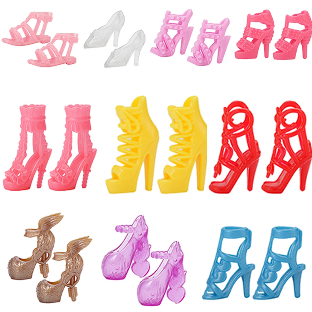 Amazon Barbie Doll Sandal Colorful Assorted Doll Shoes For Barbie