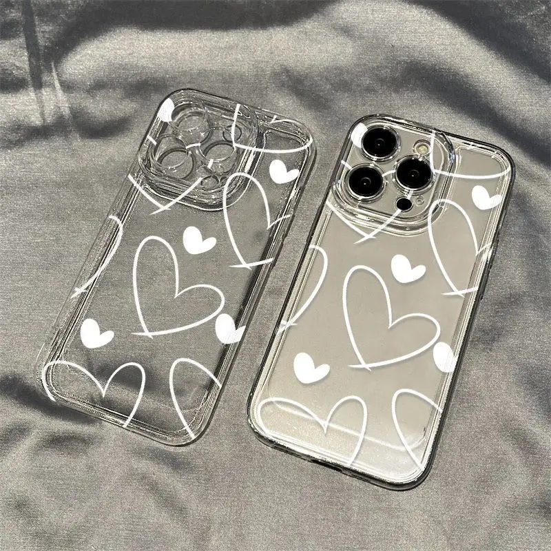 Shockproof Transparent Cute Silicone Soft Phone Case Cover