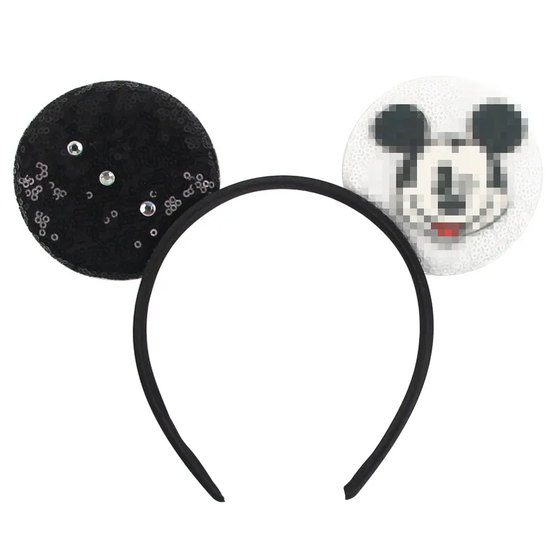 Maus-Ohren Stirnband Mit Pailletten – Glitzerndes Haarband Für Cosplay, Party & Disney-Besuche