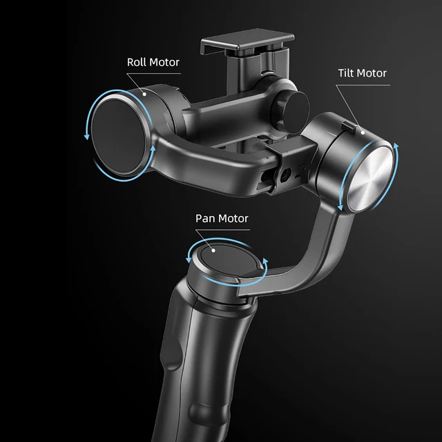 Bonola 3 Axis Handheld Gimbal Stabilizer for IOS/Andriod Smartphone Stabilizer Tripods Video Record Vlog Anti-shake Phone Gimbal 3