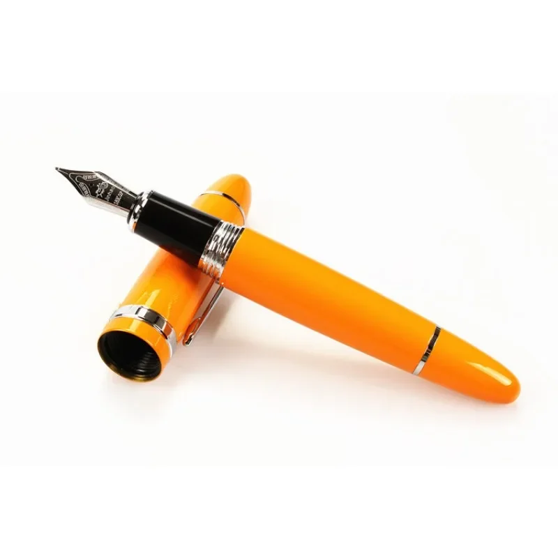 Jinhao 159 만년필, 이리듐 골드 F 0.5mm, 0.7mm, 1.0mm, 펜촉 젤 펜, 비즈니스 학교 금속 문구류 펜