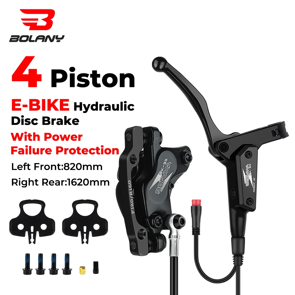 WEEROCK Set Freni A Disco Idraulici Per MTB: Anteriore 800mm, Posteriore 1550mm, Rotori 160mm