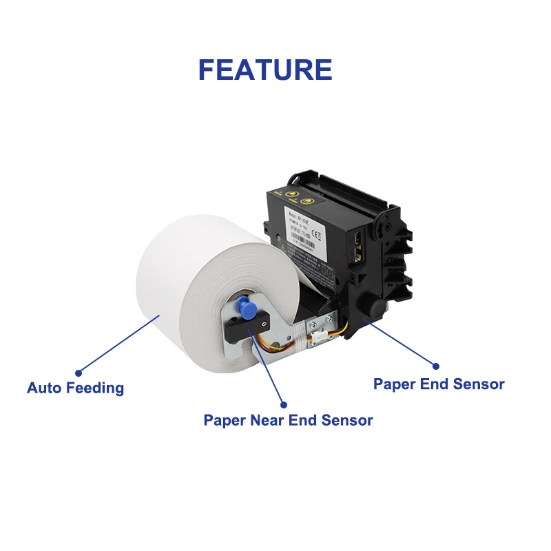 58MM USB Thermal Kiosk Printer with Auto Cutter, paper near end