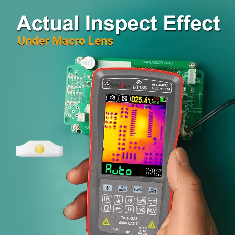 Macro Lens for TOOLTOP ET13S Thermal Imager Multimeter ET13S thermal imager macro lens