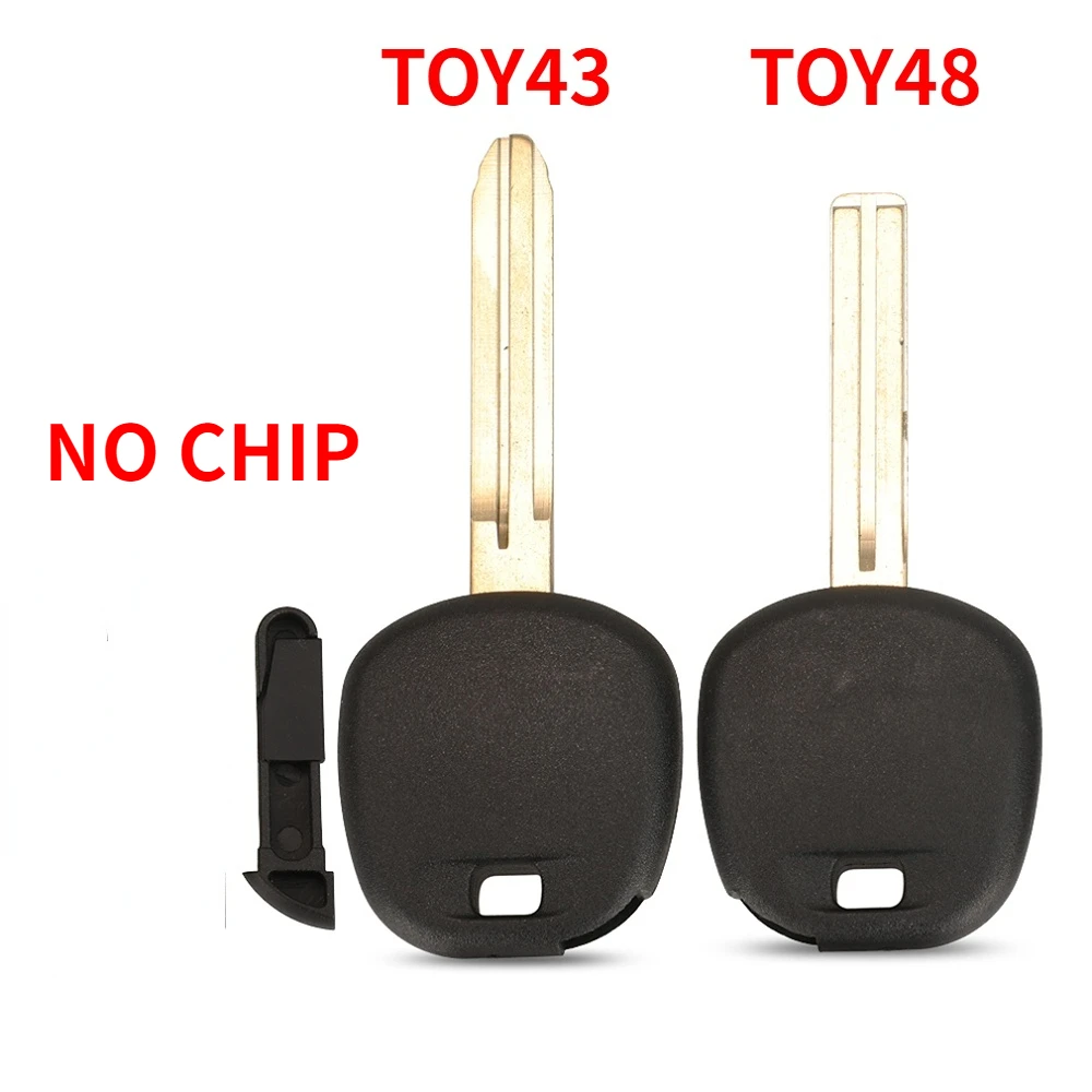 1pc Transponder Blank Key Shell for Toyota Rav4 Prado Corolla Camry Reiz Highlander Yaris Corolla with TOY43 TOY48 Blade 4buttons smart remote key case for toyota prius avalon corrlla camry prius rav4 key shell with uncut blade toy40 toy48 blade