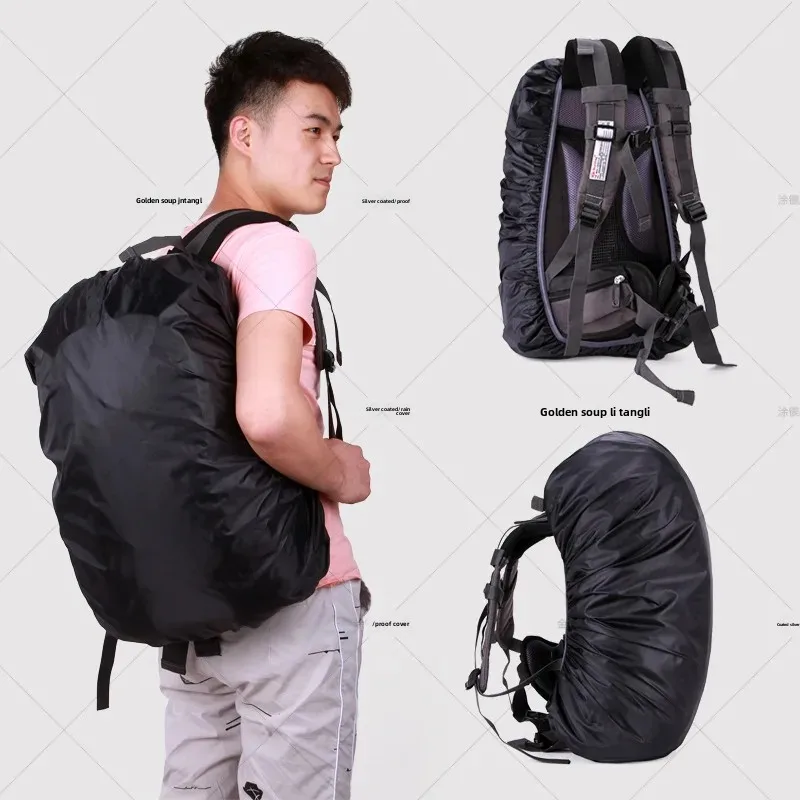Foldable Outdoor Climbing Backpack Rain Cover Waterproof School Bag Cover Home Protection Outdoor Sports Entertainment