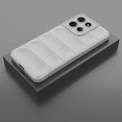 Stylish Protective Power Back Cover - Sleek Design - MOTO E15 (Light Gray)