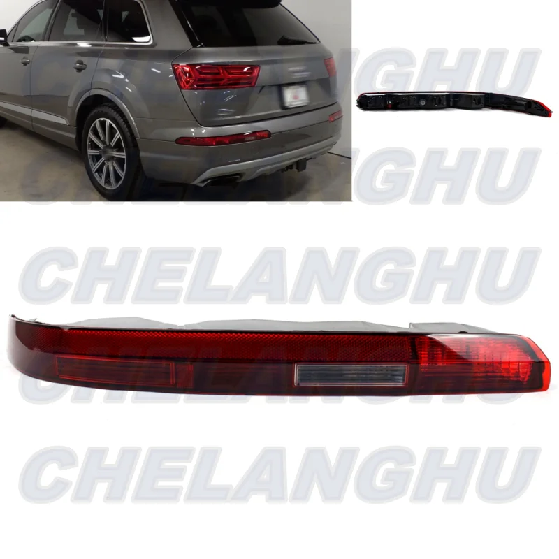 Left Side Bumper Reflector Light Lamp With Bulbs 1Pc For Audi Q7 European Version