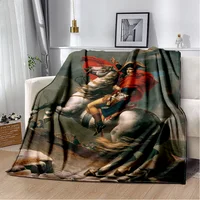 Napoleon Bonaparte printed blanket, French Emperor, Italian King, sofa cover blanket, blanket, bedsheet blanket 1