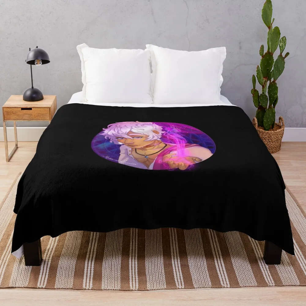 

Asra the magician Throw Blanket Picnic Fluffy Softs Thermal Blankets