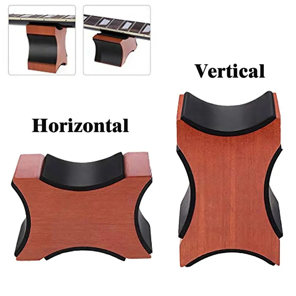 Wood Guitar Neck Rest Support Stringed Instrument Pillow Musical