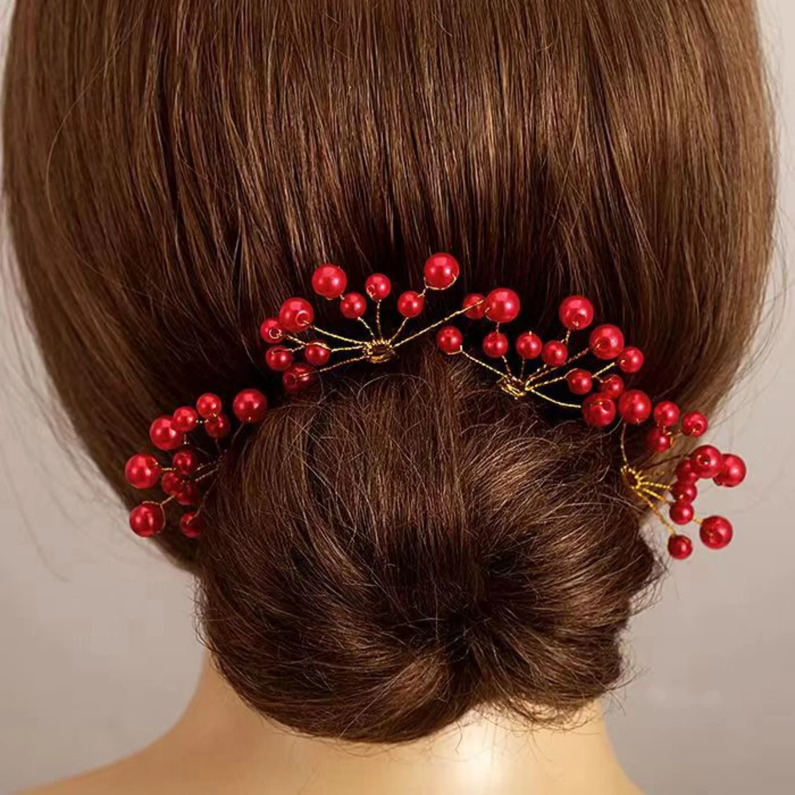 5PCS Pearl Hair Pins Set, Elegant Hair Accessories for Women, Ideal for Weddings, Parties & Daily Styling