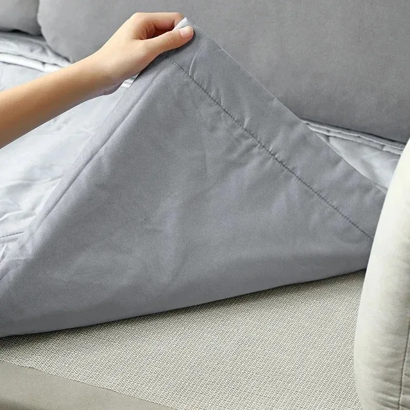 Antiskid Sheet Mattress Sofa Mat PVC Floor Carpet Yoga Mat with Fixing Base Fabric Household Anti Slip Net Cloth