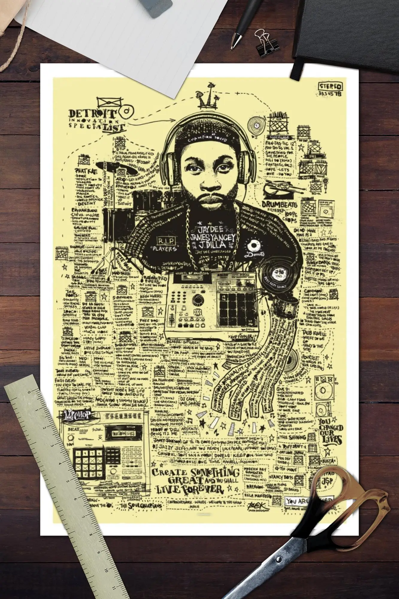 j dilla Poster Decorative Painting Canvas Poster Gift Wall Art