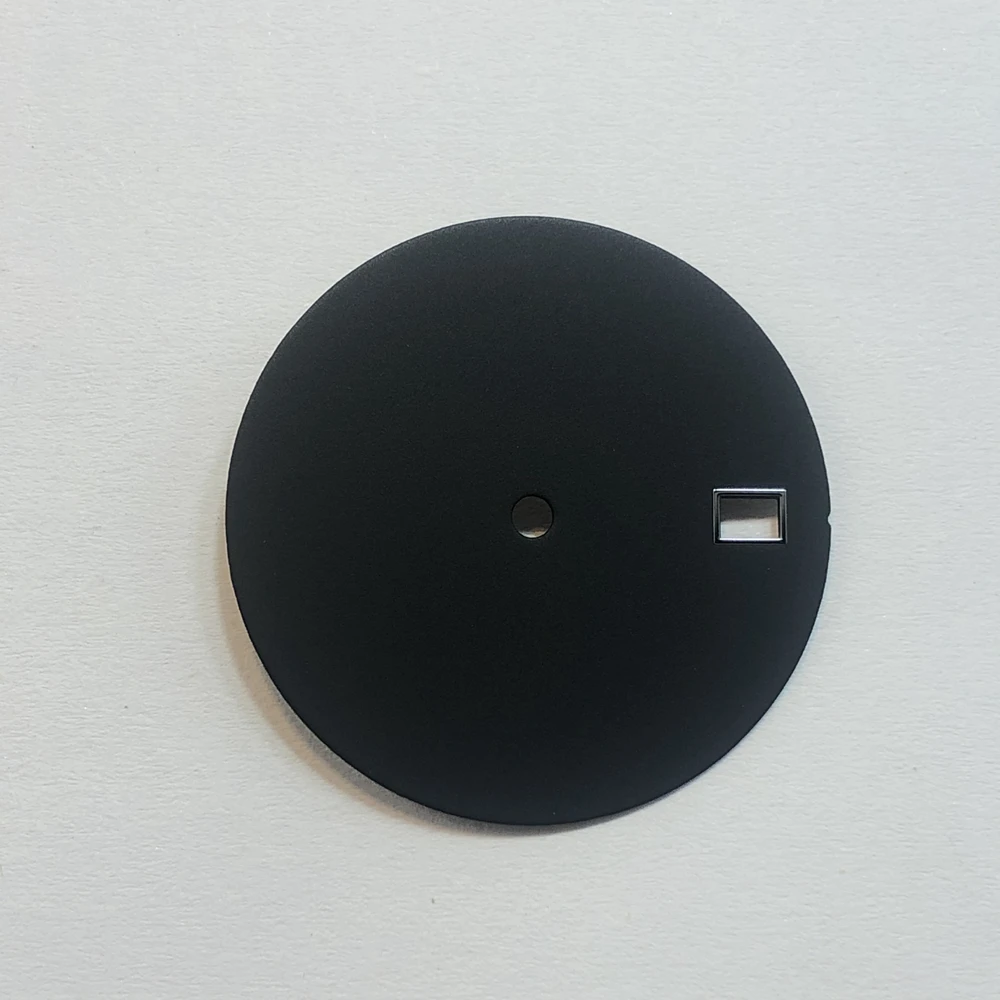 Blank Watch Dial for NH35 Movement 29mm Glossy Matte Window 3H Silver Sticker Watch Face Accessories