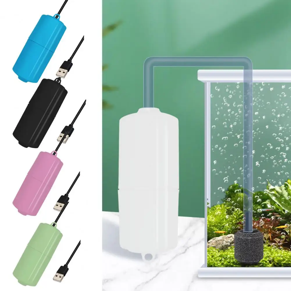Mini pompe à Air USB Ultra silencieuse pour Aquarium, compresseur d'air,  pompe à oxygène avec pierre à bulles, accessoires de Terrarium aquatique -  AliExpress