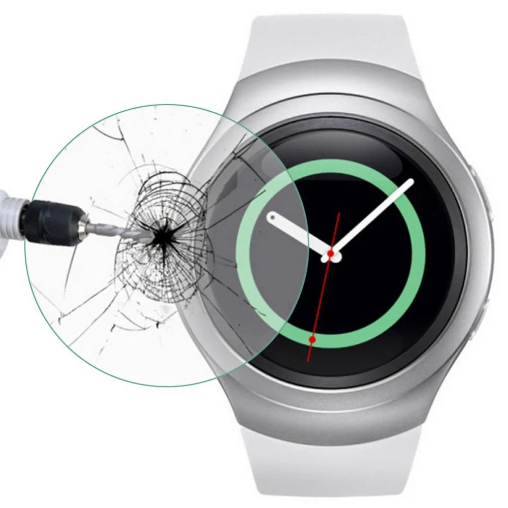 Per Samsung Gear S2 Protezione Dello Schermo In Vetro Temperato Arrotondato Pelicula De Vidro Shield