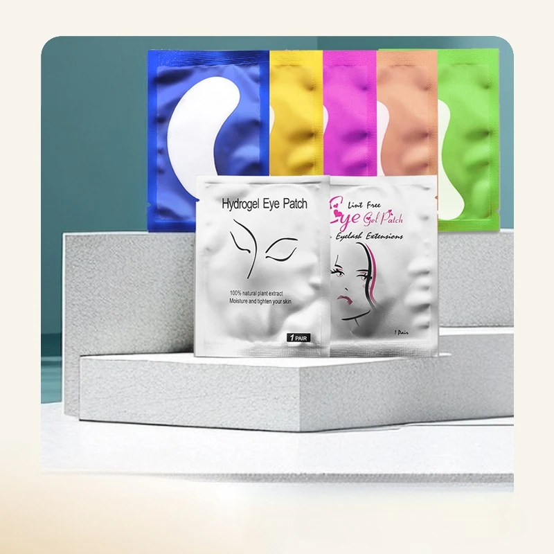 Eyelash Patches Hydrogel Gel Eye Patches False Eyelash Extension Under Eye Pads Makeup Tools 100Pairs eyelash patch,eyelash pads,eyelash patches,eye patches