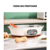 Stainless Steel Steamed Fish Pot Household Large Capacity Electric Steamer Double Layer Intelligent Steamer 6