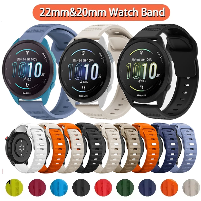 Universal Silicone Watch Band - 20mm & 22mm Strap - Premium Replacement Wristband
