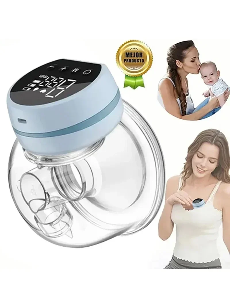 Breast Pump Electric BPA Free 3 Modes 9 Levels Low Noise Powerful Suction 1200mAh Portable Handsfree