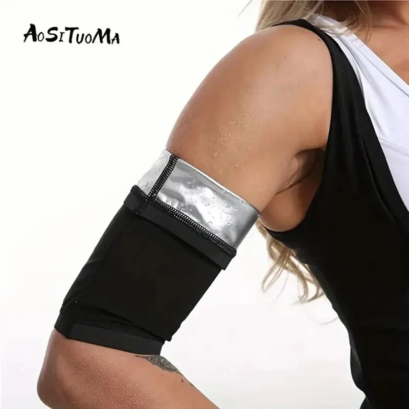 Sweat Arm Sleeve Body Sculpting Sports Fitness Protective Sleeve for Women Trim Band