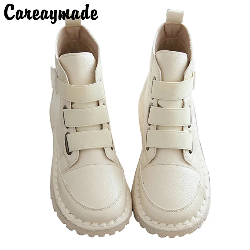 

Careaymade-Плюшевые короткие сапоги женские теплые сапоги женские зимние короткие ботинки повседневные женские сапоги для колледжа женские сапоги