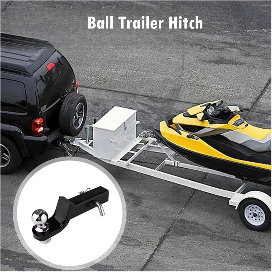 테슬라 모델 Y 2020-2024 견인 히치 견인 후크 어댑터, 후방 트레일러 링 리시버, 볼 마운트 옵션 탄소강