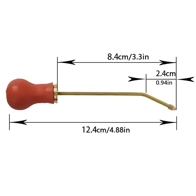 Kézi Hagymás Por Porpermetező Rézcsővel Kertészeti Mezőgazdasági Udvar Kártevő Termeszek Vezérlő Szerszámai - Image 5