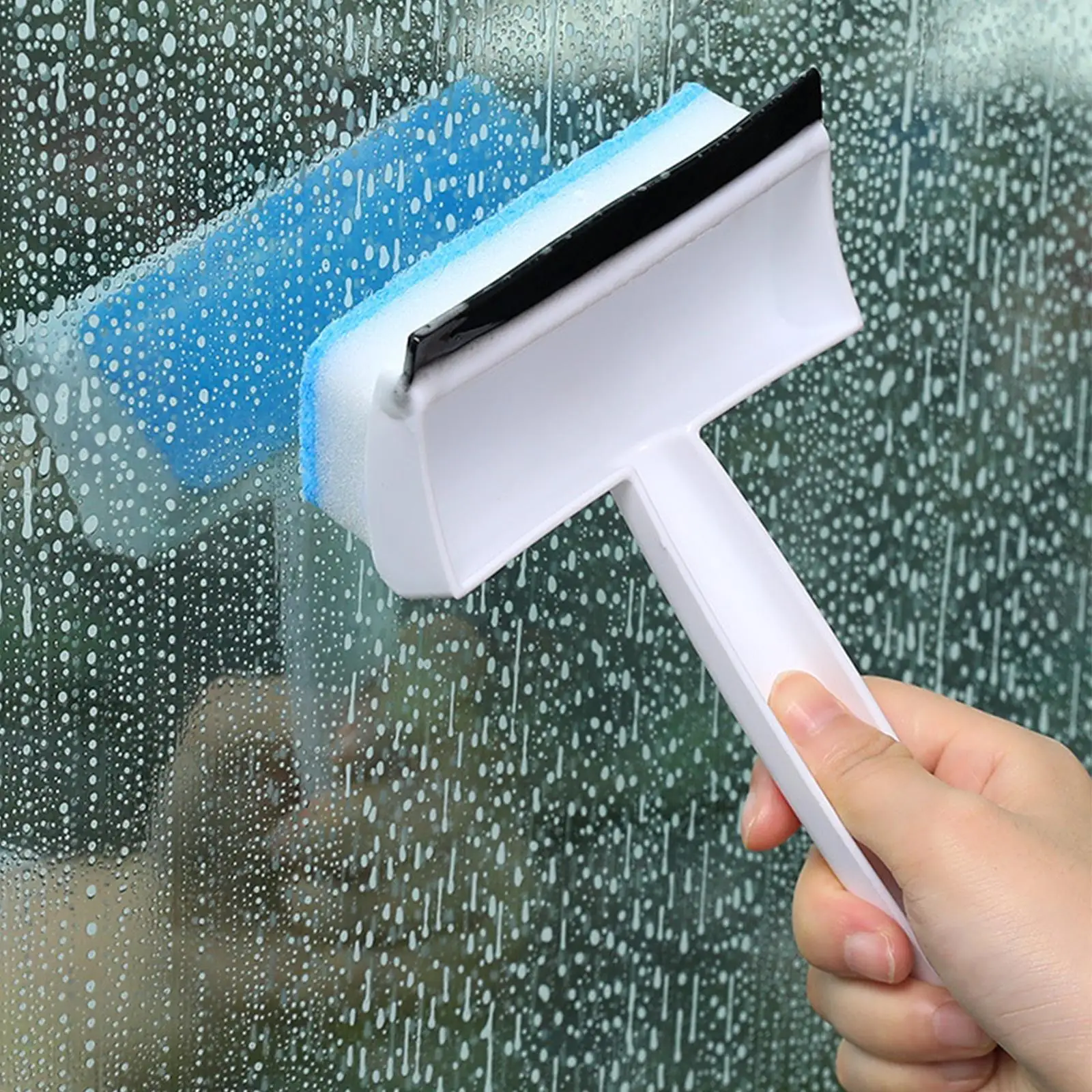 Window Scrubber Tile Cleaner Floor Brush Deep Cleaning Window Cleaner Glass Wiper for Kitchen Car Windshield Indoor Home window cleaning brush,window cleaner
