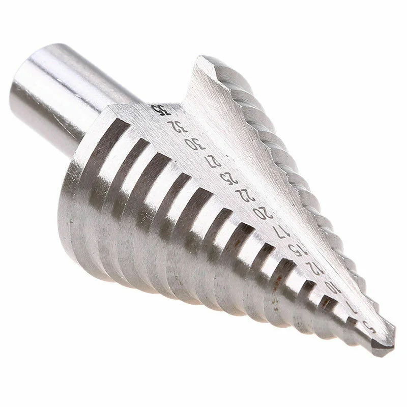 

5-35mm Step Drill Bit Set HSS Straight Flute Milling Cutter For Woodworking Wood Aluminium Metal Sheet Core Hole Opener