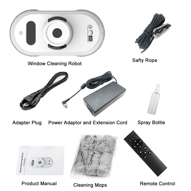 PUREROBO W-R3 Window Cleaners High Suction Smart Cleaning Robot For Outdoor/Indoor Windows Table Tile Ceiling Automatically 6