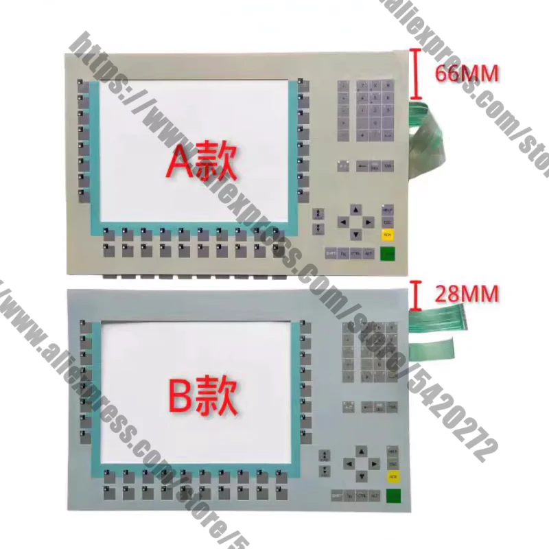 멤브레인 키보드 단추 키패드, MP370 KEY-12 6AV6542-0DA10-0AX0 6AV6 542-0DA10-0AX0, 신제품
