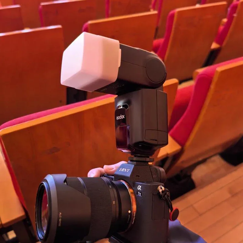 Godox V1 IM30 IM20 IM22 iA32 it30pro 플래시 전용, 흰색, 파란색, 노란색 디퓨저, 소프트박스 케이스, 디퓨저와 호환되는 플래시