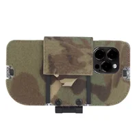 Tactical Mobile Phone Rack Militar Vest Plate Carrier Map Case Panel Airsoft Gear Outdoor Molle Folded Iphone Navigation Board 1