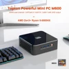 M600 Morefine AMD Gaming PC Rzyen 9 7940HS 7 7840HS 7735HS 2xDDR5 PCIe4.0 Dual 2.5G LAN Mini Gamer Computer desktop WiFi6 BT5.2 3