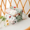 Elinfant 1 Pc Bamboo Cotton Baby Blankets Newborn Muslin Swaddle 120x110cm Nursery Blanket Baby Wrap Swaddle Blanket Super Soft 4