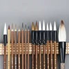6/9/12/16Pcs Chinese Calligraphy Brushes Set with Roll-up Bamboo Brush Holder Painting Writing Kanji Art Watercolor Brush 1