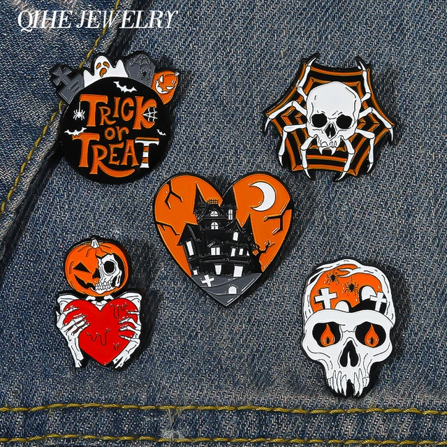 Enamel Lapel Accessories, Goth Pins Backpacks