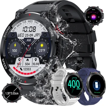 1.39" Smartwatch for Men, 400mAh Battery Capacity Smart watch with Extra-Long Battery/Message & Call Alerts, Fitness Tracker 1