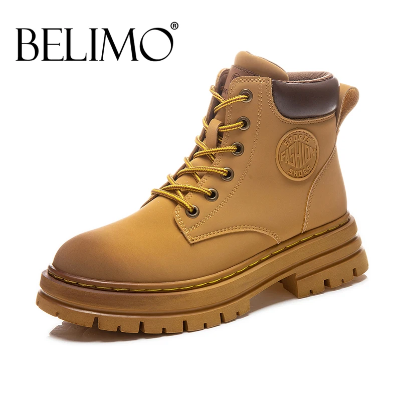 BELIMO 여성용 플랫폼 앵클 부츠, 정품 가죽 스노우 부츠, 럭셔리 브랜드 디자이너 용수철, 가을 겨울 여성 신발 Best Top5 BELIMO 여성용 플랫폼 앵클 부츠, 정품 가죽 스노우 부츠, 럭셔리 브랜드 디자이너 용수철, 가을 겨울 여성 신발 Best Top5