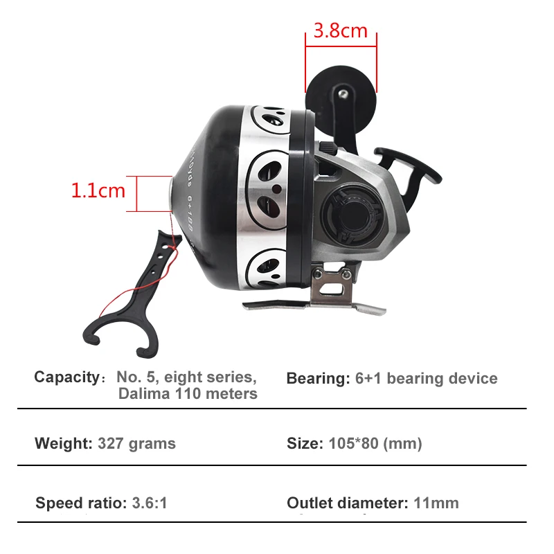 Strong and Durable Metal Fishing Reel BL50 Professional Fishing Slingshot  Accessories 3.6:1 Speed Simple Fishing Reel - AliExpress