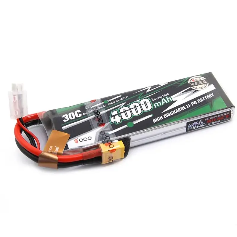 Batterie LiPo 2S 7.4V RC 800mAh à 4000mAh 20C-45C XT60/JST/T