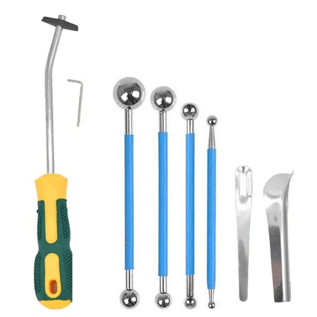 Kit de calfeutrage 8 pièces, outil de déjointage, outil de réparation des joints de carrelage, outil de déjointage pour les joints muraux, outil de nettoyage du ciment 1
