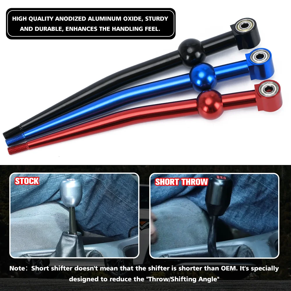 Short Throw Shifter short shifter lever For Honda Civic EK B16 B18 B20 Steel Shift 96-00 97 98 99